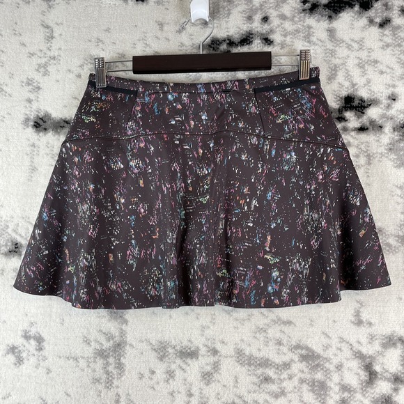 Athleta Match Point‎ Skort Women's Size Small Geometric Poly Spandex Tennis Golf - Picture 2 of 10